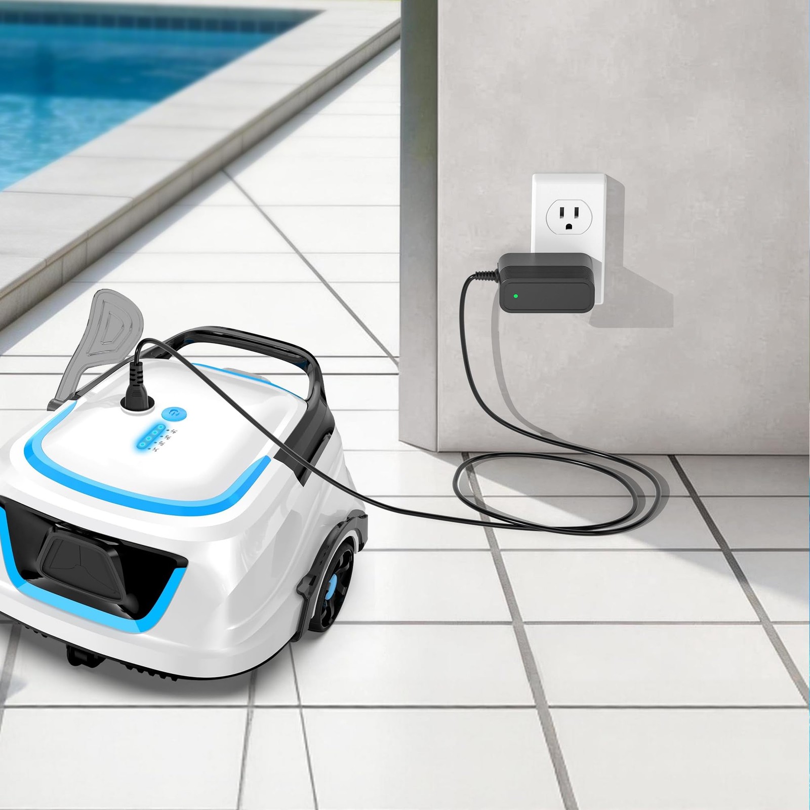 Quick Charger for WYBOT Robotic Pool Vacuum Cleaner A1 OS2010, Cordless Pool …