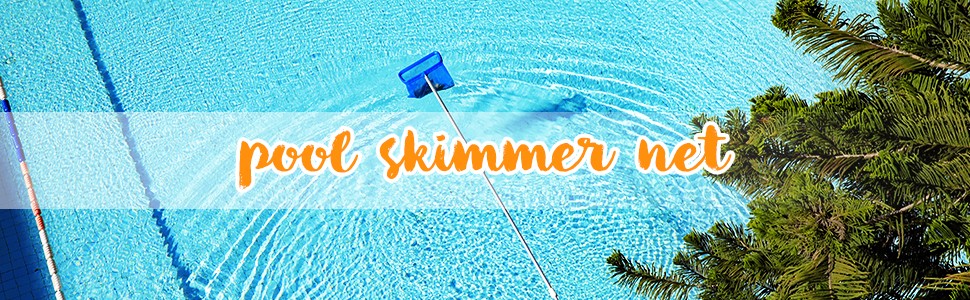 Pool Skimmer – Pool Skimmer Net without Pole, Swimming Pool Leaf Skimmer Net