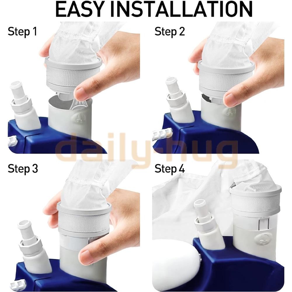 4 Pack 280 480 All Purpose Zipper Bag Fit Polaris 280 480 Pool Cleaner K13