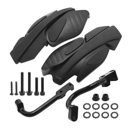 2876846 2PCS Black Handguards with Mount Brackets Kit Replacement for Polaris