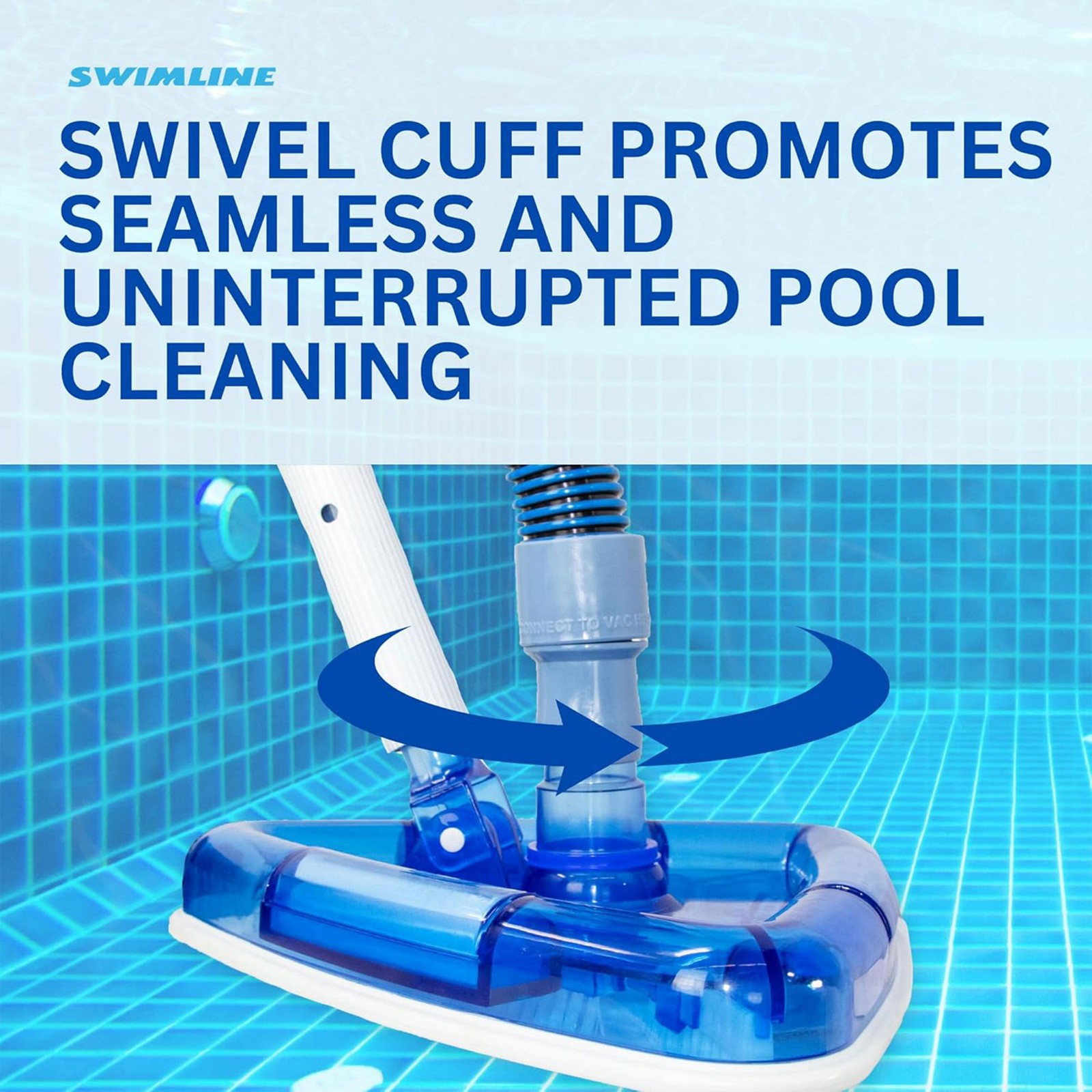 Swimline HydroTools 40’ Premium Spiral Wound Pool Vacuum Hose (Open Box)