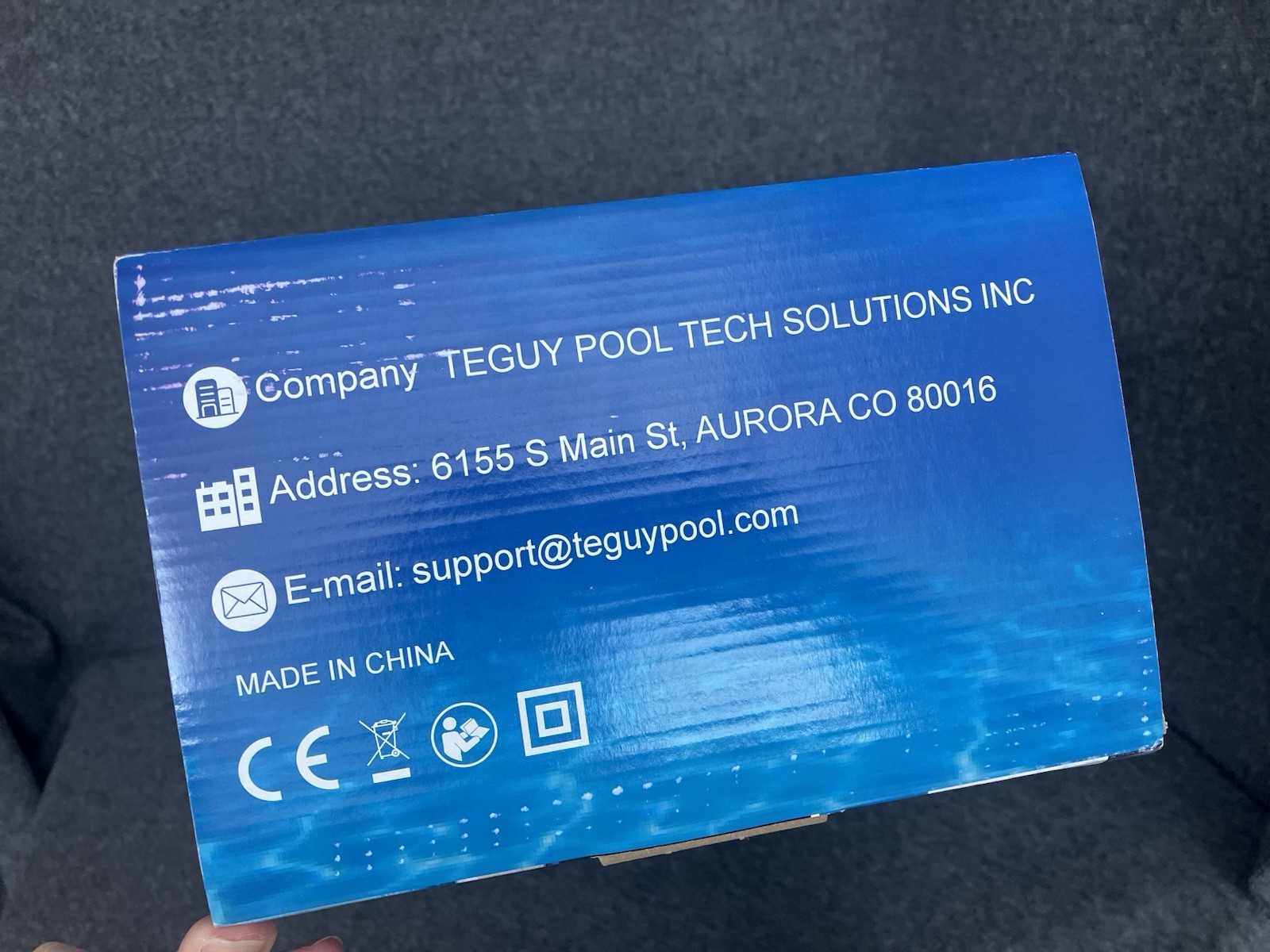 TEGUY V40 Handheld Pool Vacuum 40W 18.5GPM Dual Head for Above/In-Ground Pools