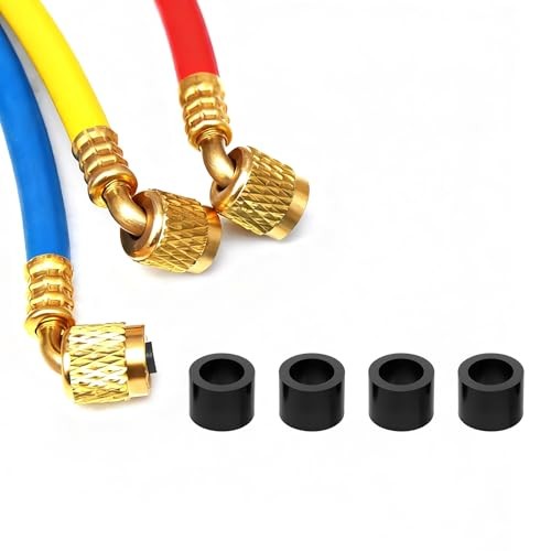 40084 HVAC Vacuum Hose Replacement Gasket for Robinair Manifold, 4PCS |