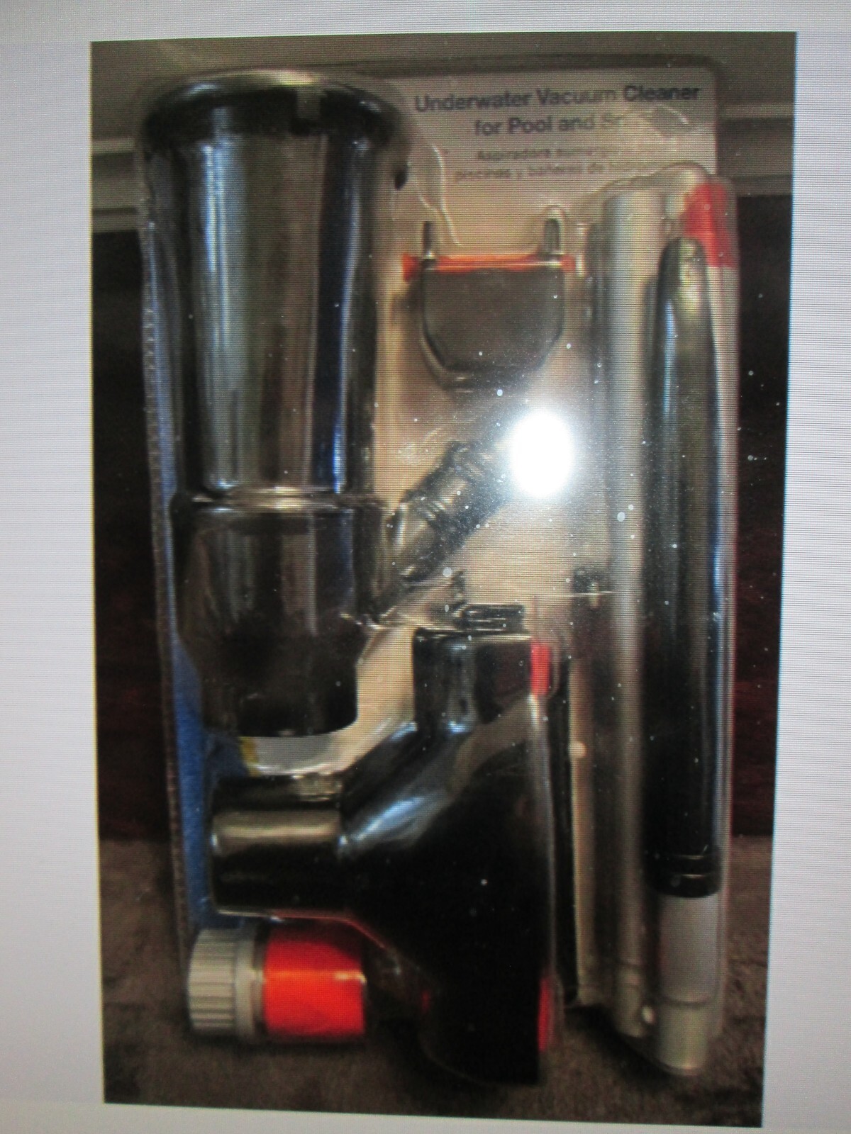 Aqua EZ Underwater Vacuum Cleaner W/Aluminum Pole UV189 Includes Vacuum Handle