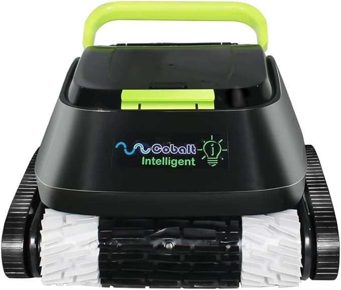 Cobalt Intelligent Pool Cleaner | Wall Climb, 3-Hr Timer, Fast Drain | 45ft Cord