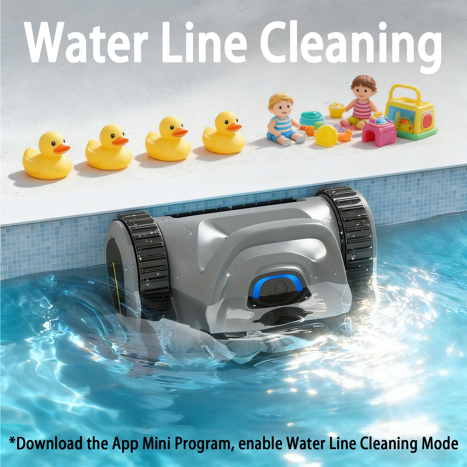 Cordless Robotic Pool Cleaner 4800 GPH High-Power Suction 2026 New