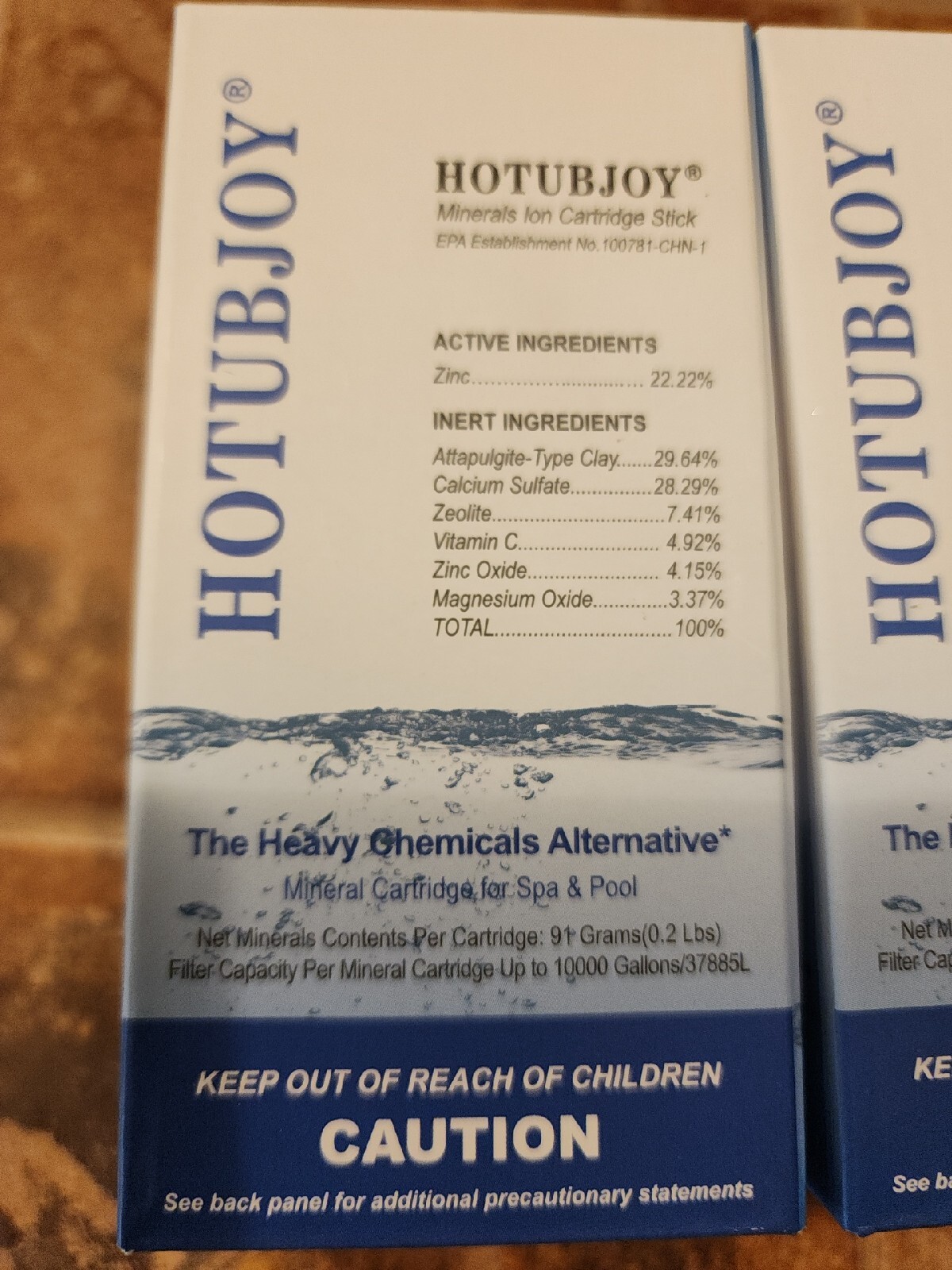HOTUBJOY Mineral Cartridge Stick for Hot Tub, Spa, & Pool 2PACK