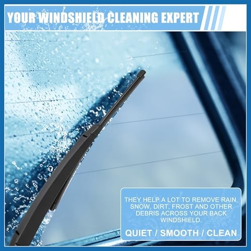 Rear Windshield Wiper Blade Arm Replacement Set OEM Quality Fit for VW Passat