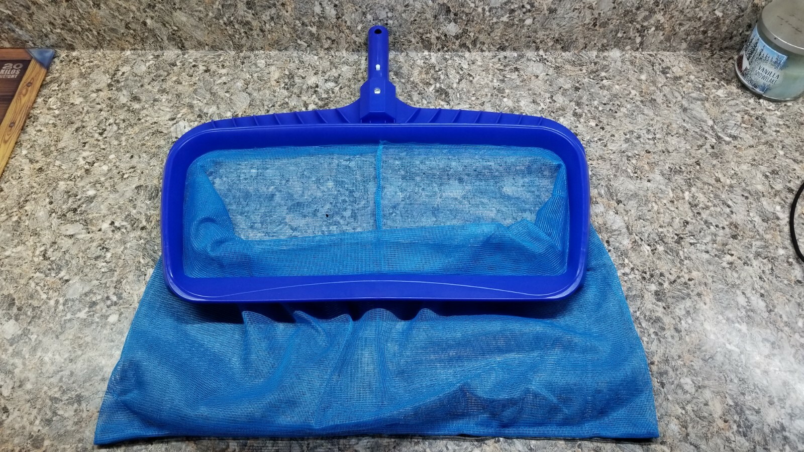 Deep Heavy Duty Leaf Rake Mesh Frame Net Skimmer Cleaner Swimming Pool