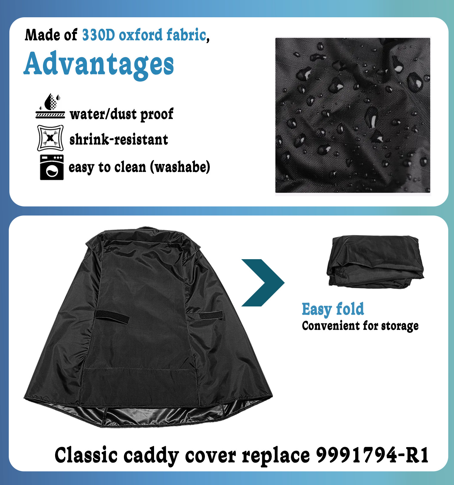 9991794-R1 Replace for Maytronics Caddy Cover Fit for Dolphin Pool Vacuum Caddy