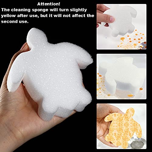16 Pieces Oil Absorbing Sponge for Hot Tub Swimming Pool and White Turtle