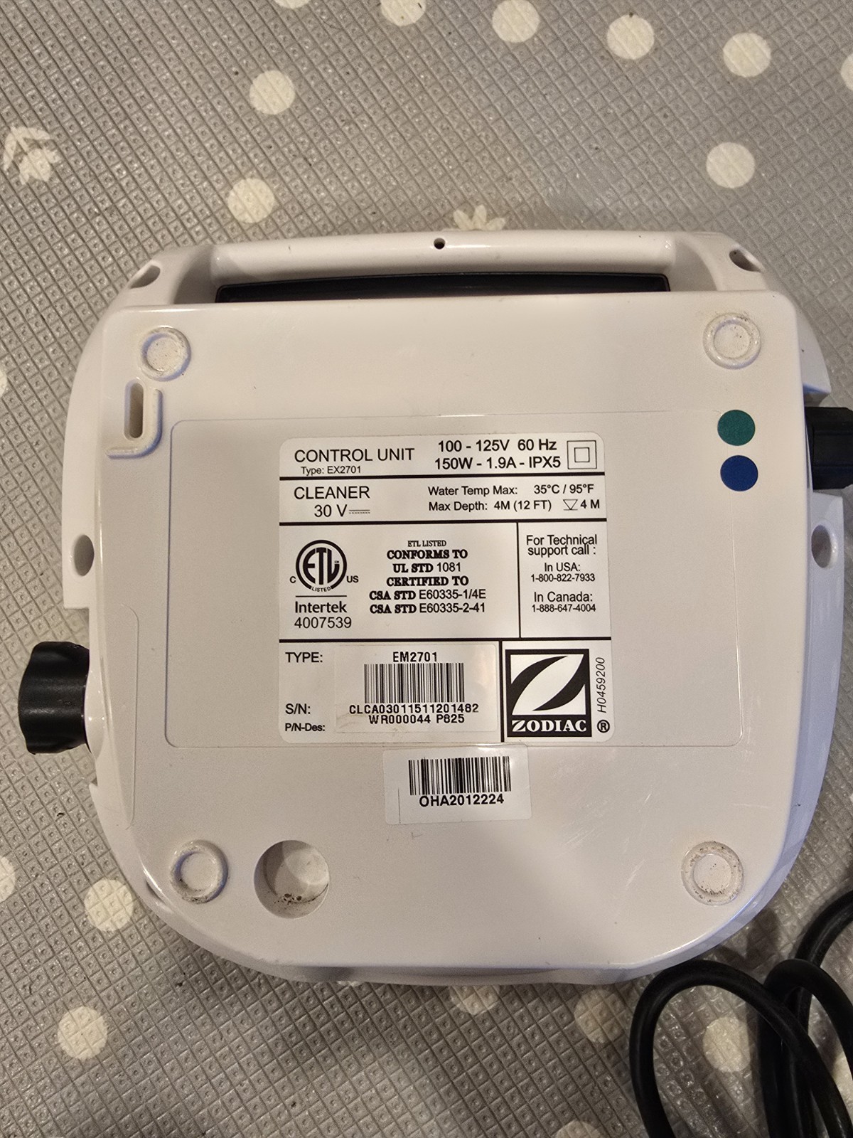 Polaris Control Unit for Polaris P825 Works Great 👍