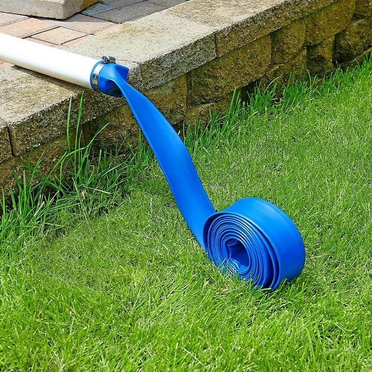 Blue Backwash Drain Hose 2&Prime; – 50 Feet (92102-050)