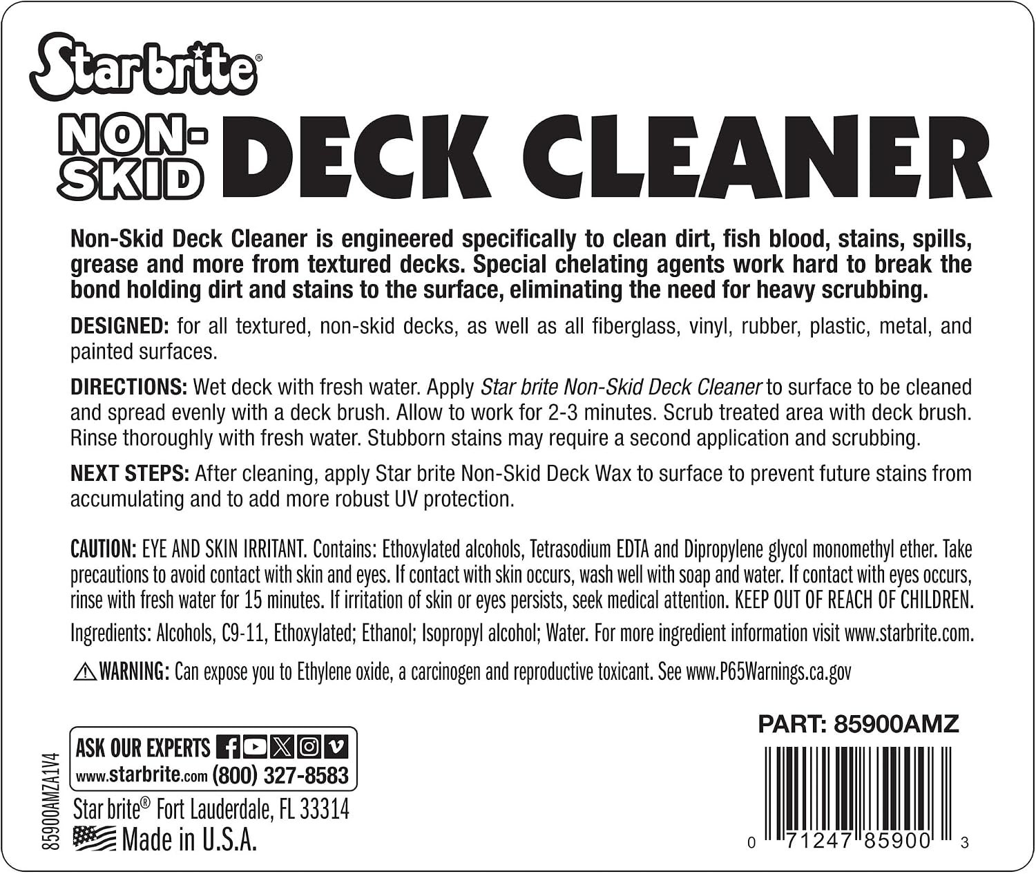 Ultimate Cleaner and Protectant 1 Gallon for Boat Decks and Composite Surfaces