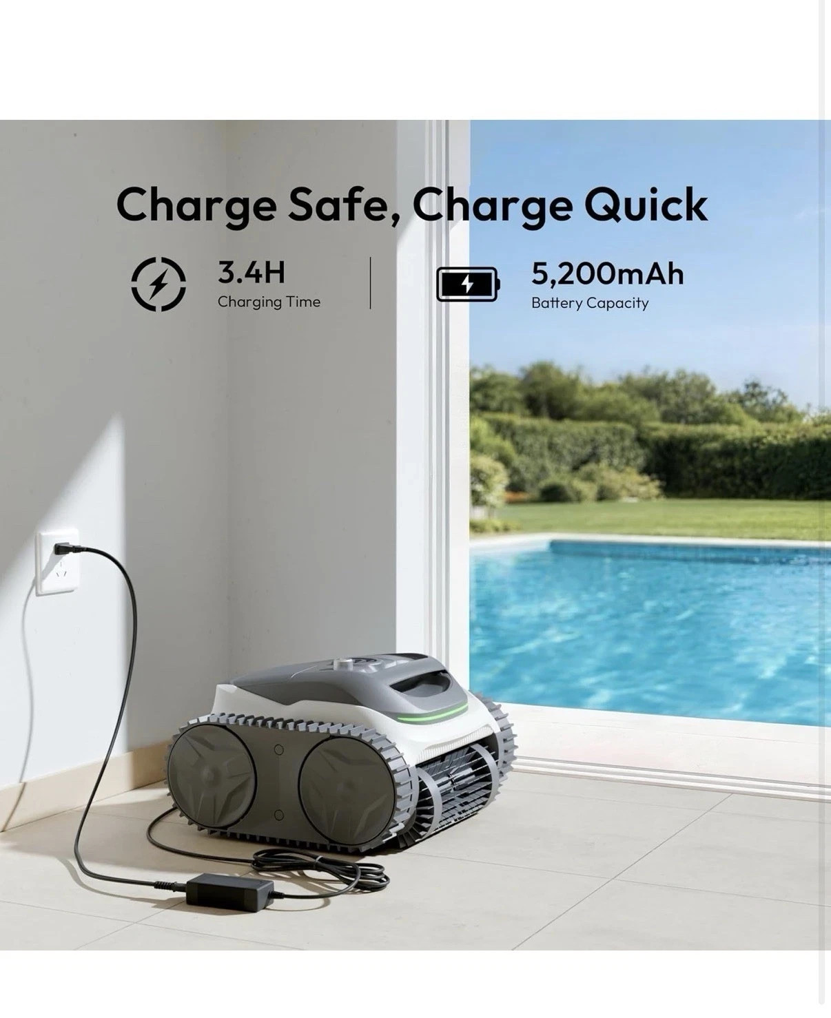 (2026 Upgraded) Bubot 700 C10P Cordless Robotic Pool Vacuum