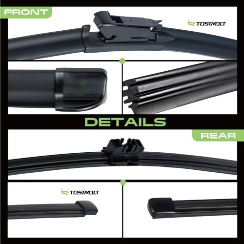 3pcs Front+Rear Direct Fit For 11-19 Ford Explorer/Police Interceptor Utility