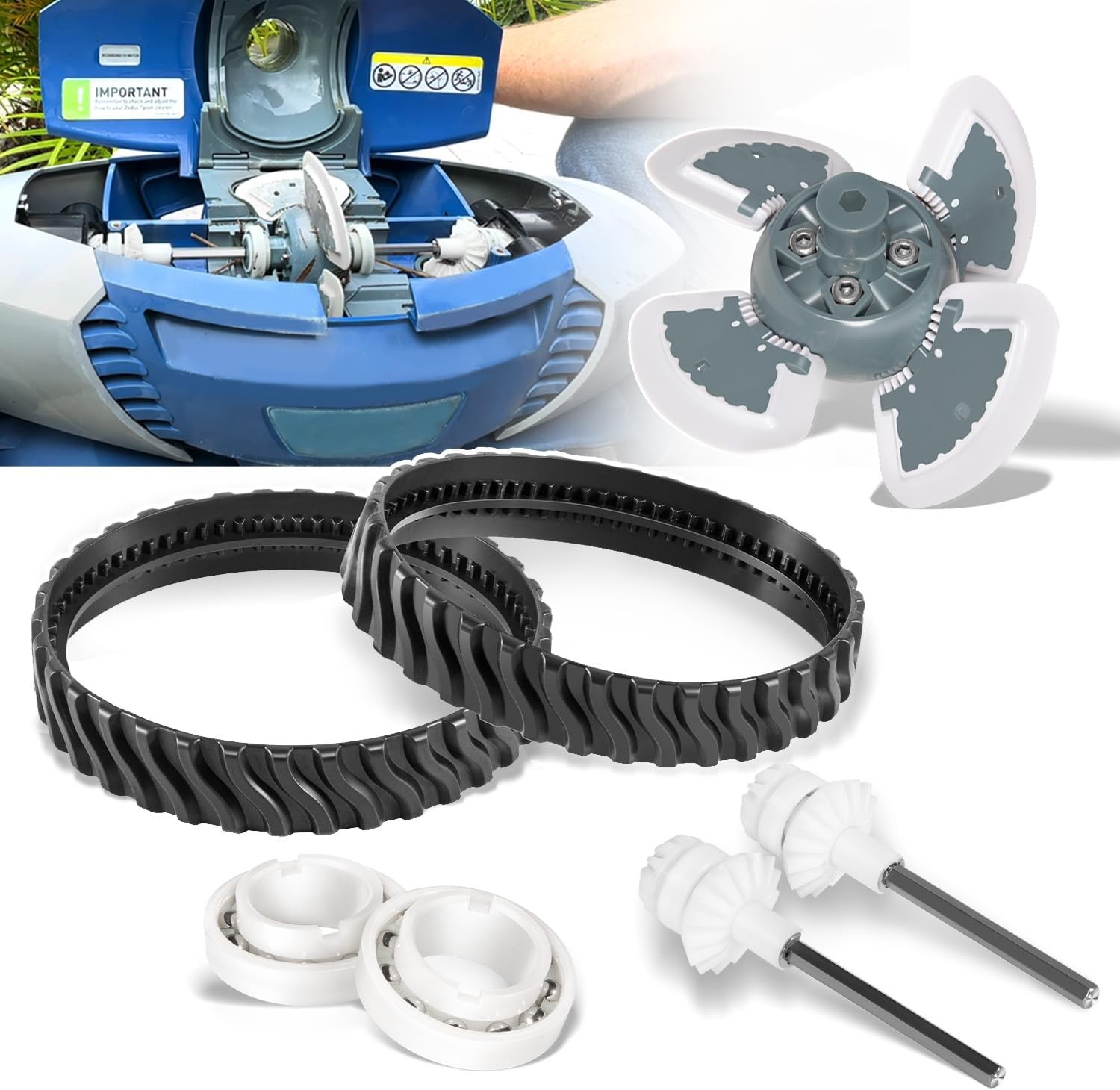 For Zodiac Baracuda Pool Suction Cleaner Vacuum MX6 MX8 MX8 Elite Tune Up Kit