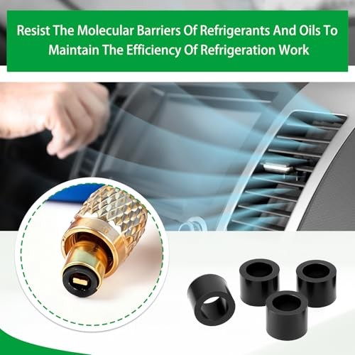 40084 HVAC Vacuum Hose Replacement Gasket for Robinair Manifold, 4PCS |