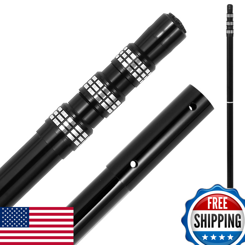 Bwrfoih Swimming Pool Pole Carbon Fiberpool Skimmer Pole Telescopic