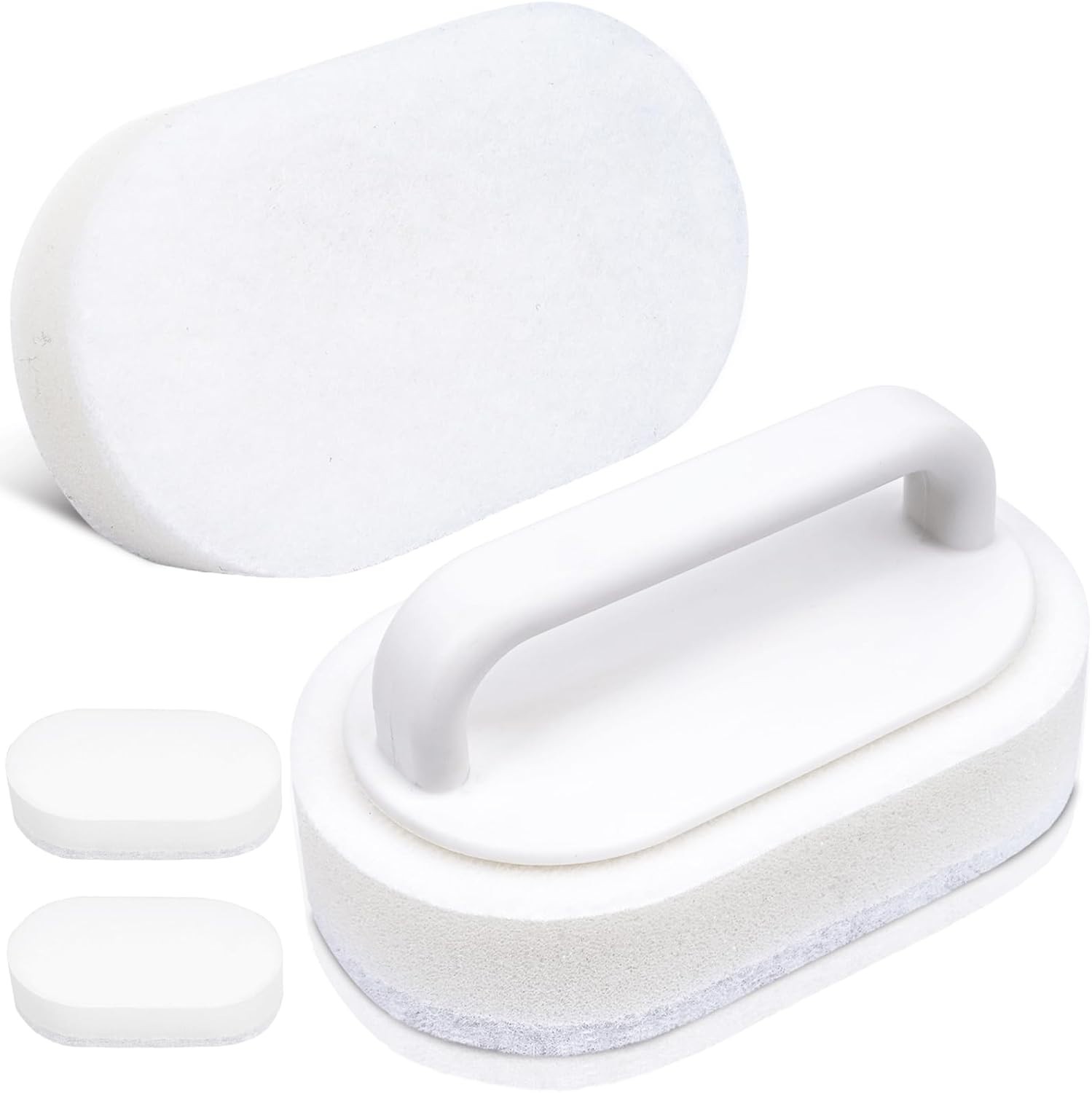 Thickened Handheld Scrub Pad for Hot Tubs, Spas & Pools, Non-Scratch Replacea…