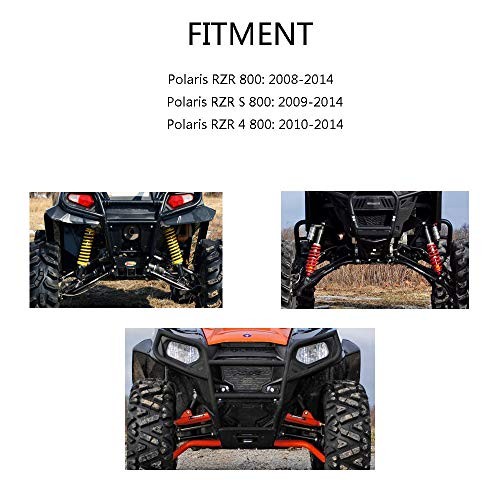 A Arm Bushing Kit Heavy Duty HDPE Replacement for Polaris RZR 800 / RZR S / 4