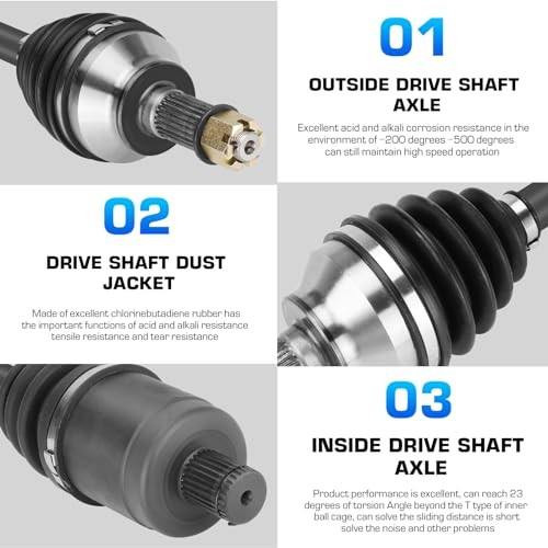 Rear Left or Right CV Axle & Wheel Bearing 2 * Rear CV Axle & Wheel Bearing