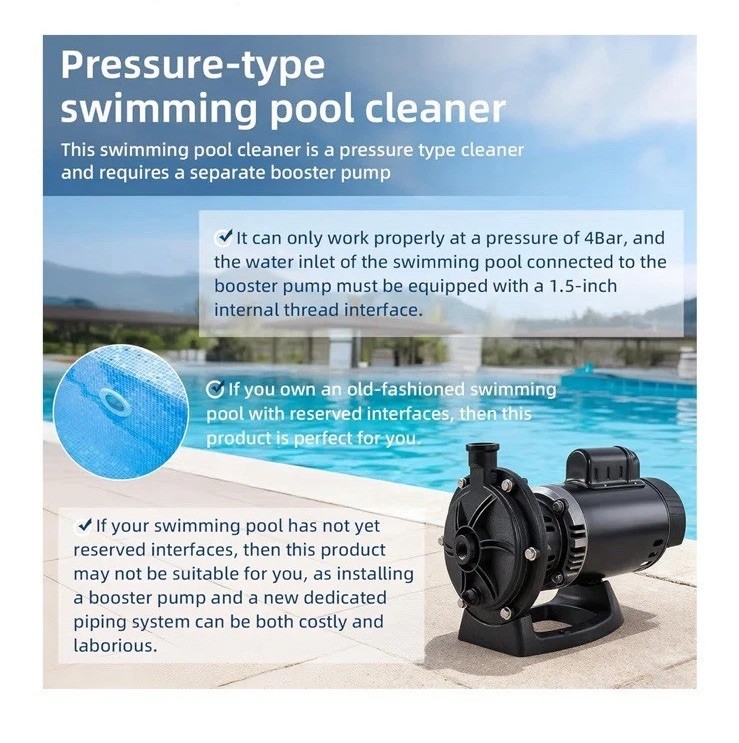 Upgrade Pool Pressure Side Sweeper: Professional Solution for Cleaning Your Swim