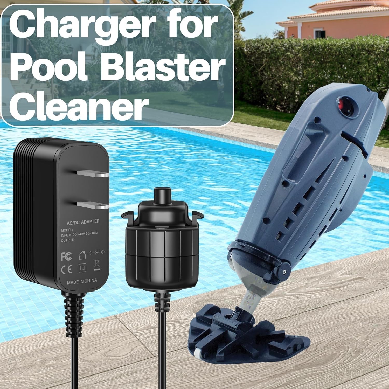 Charger for Pool Blaster Max Li Cordless Vacuum – 12.6V 1A