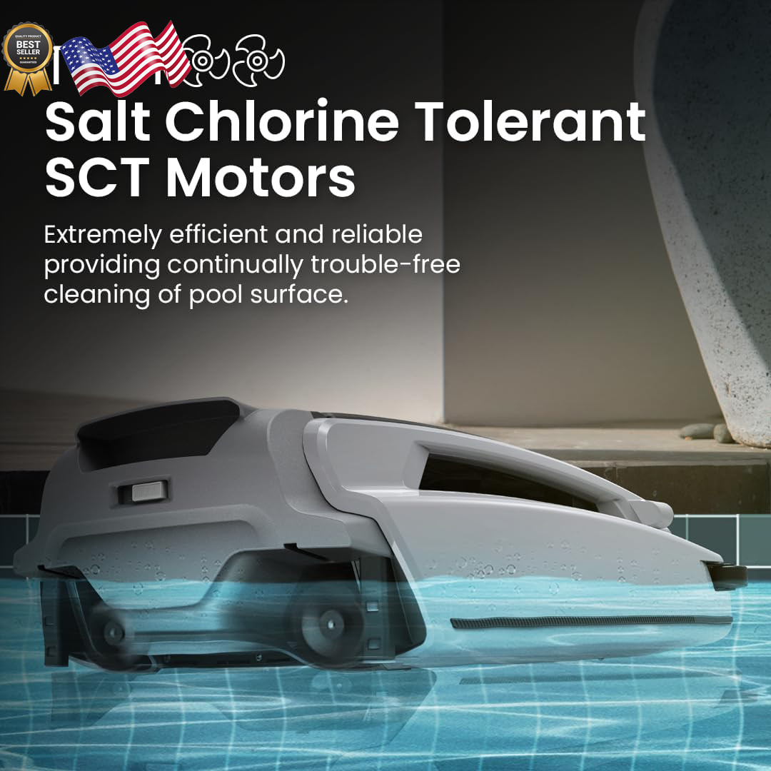 Betta SE Plus Solar-Powered Robotic Pool Skimmer with 24/7 Continuous Clean