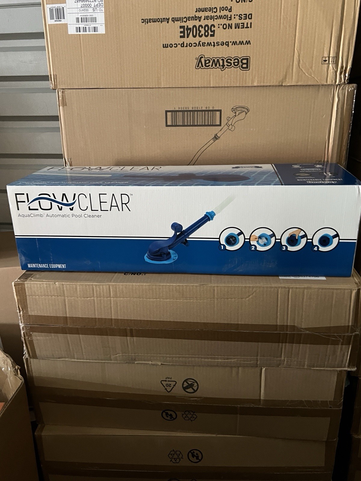 FLOWCLEAR AQUACLIMB POOL CLEANER AUTOMATIC – New