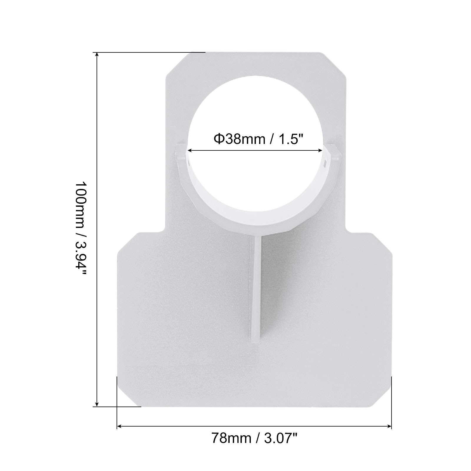 2pcs Swimming Pool Pipe Holder Pool Hose Bracket for Above Ground Pool Grey