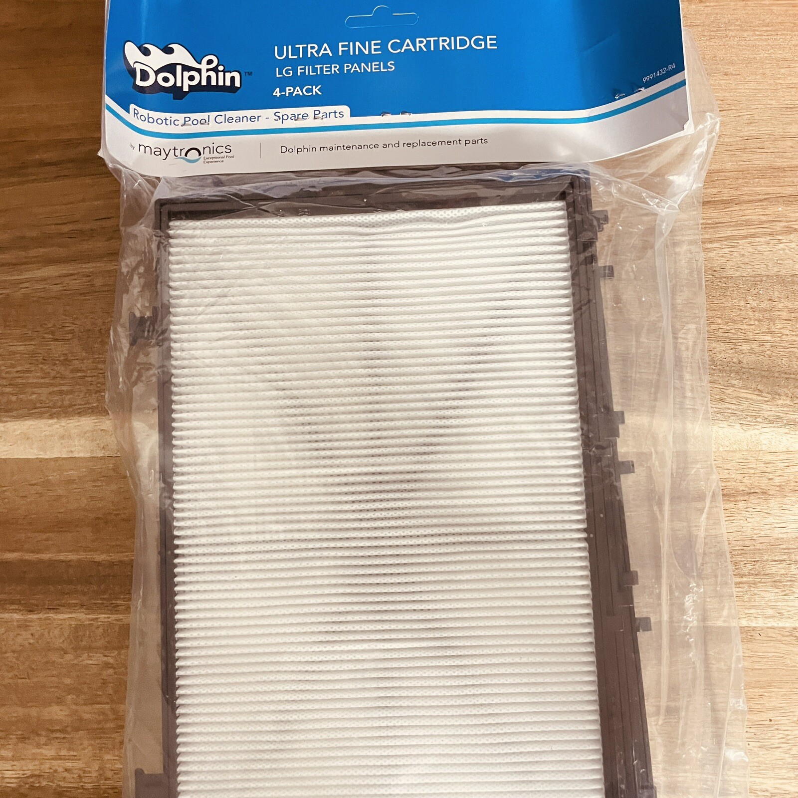 Dolphin Genuine Ultra-Fine Filter Panels Cartridge Set (4 Pack) 9991432-R4
