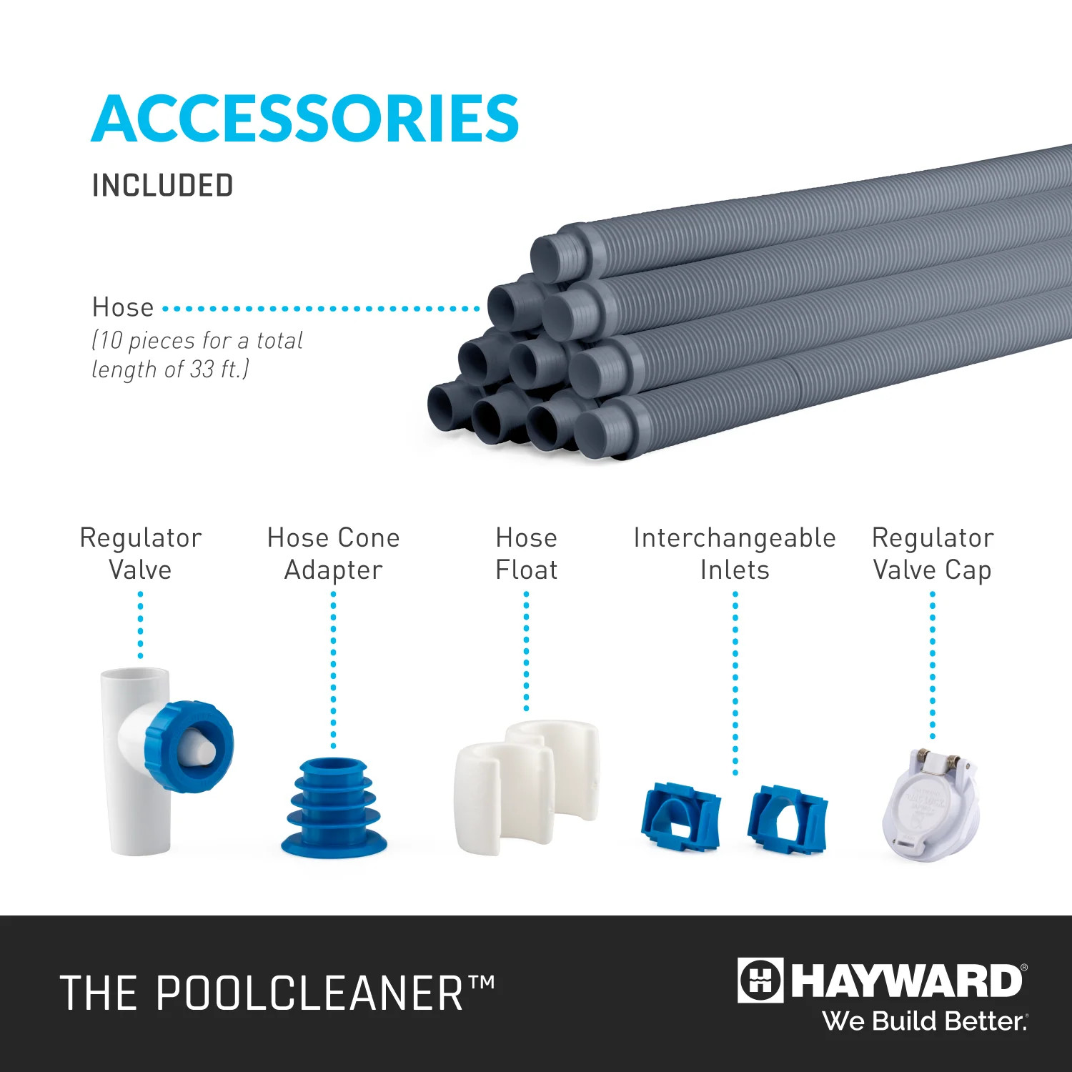 Hayward PoolCleaner 2-Wheel Suction Cleaner – Limited Edition Black (W3PVS20GST)