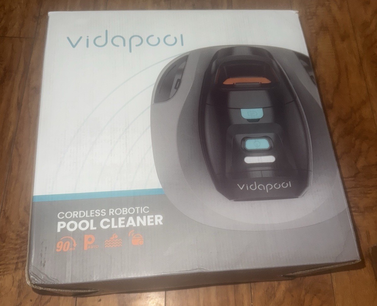 Vidapool Cordless Robotic Pool Vacuum Cleaner,Portable Swimming Pool Vacuum
