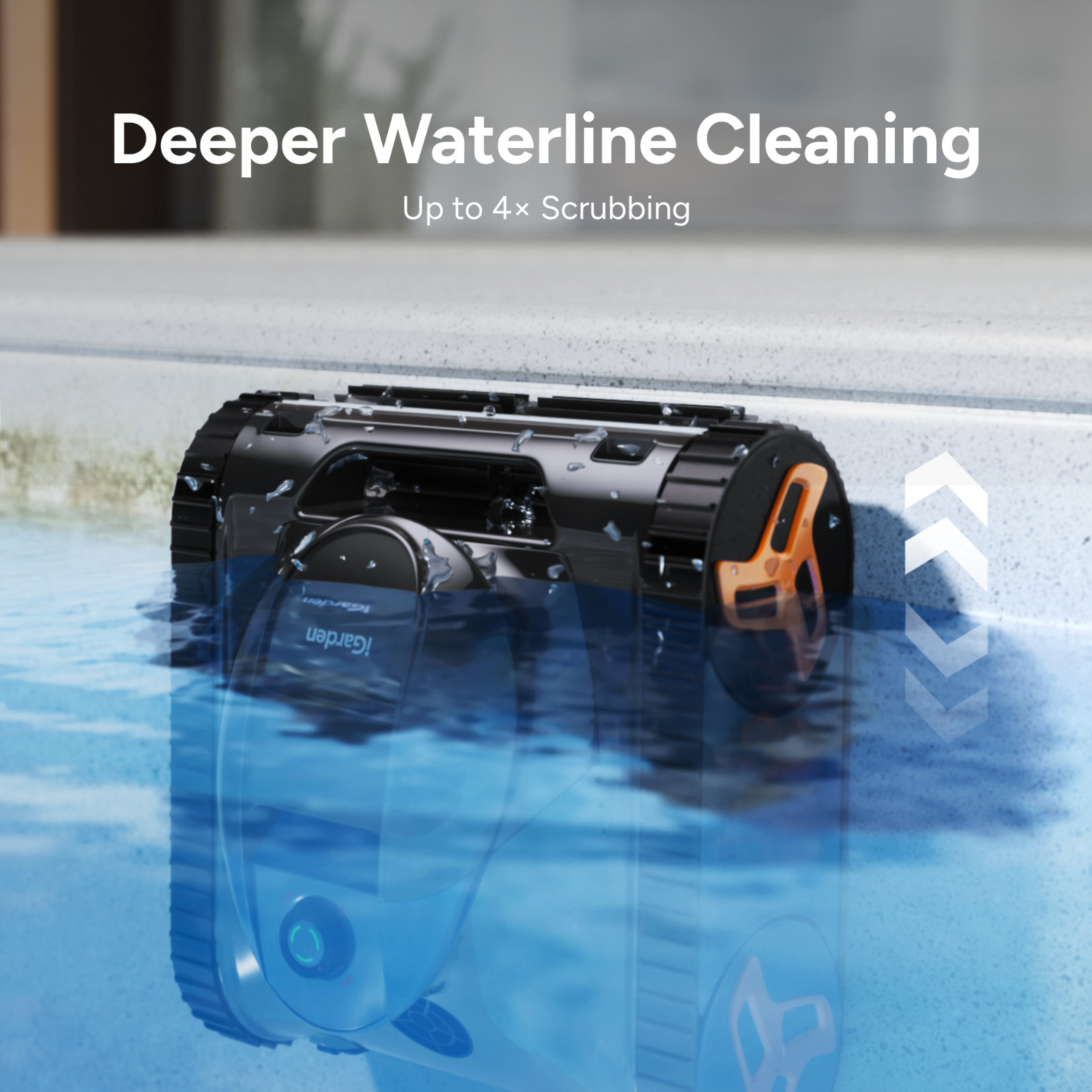 (2026 NEW) iGarden Robotic Pool Cleaner KN Series 210-Min Runtime
