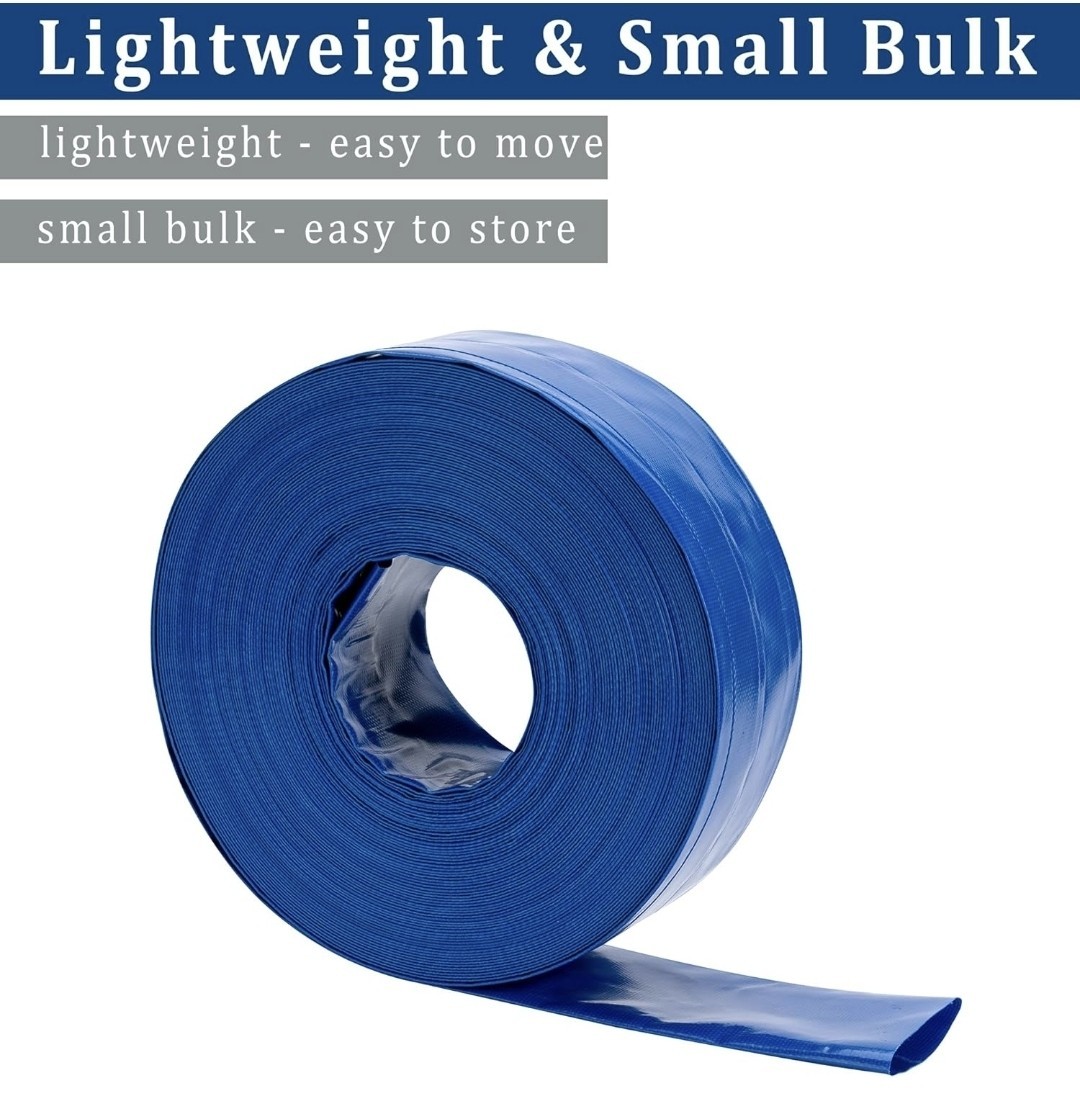 3&Prime; x 100ft Pool Backwash Hose Fiber Reinforced Bracket Not Incl Heavy Duty NEW