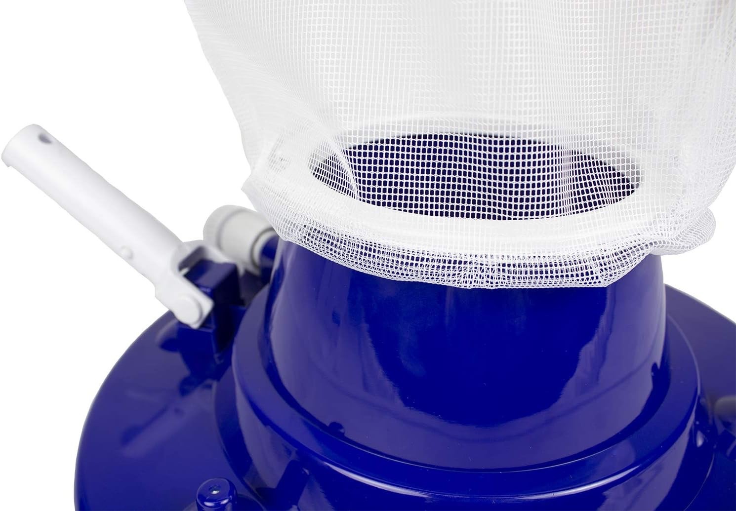 Poolmaster 28300 Big Sucker Manual Swimming Pool Debris Leaf Vacuum ~ Blue