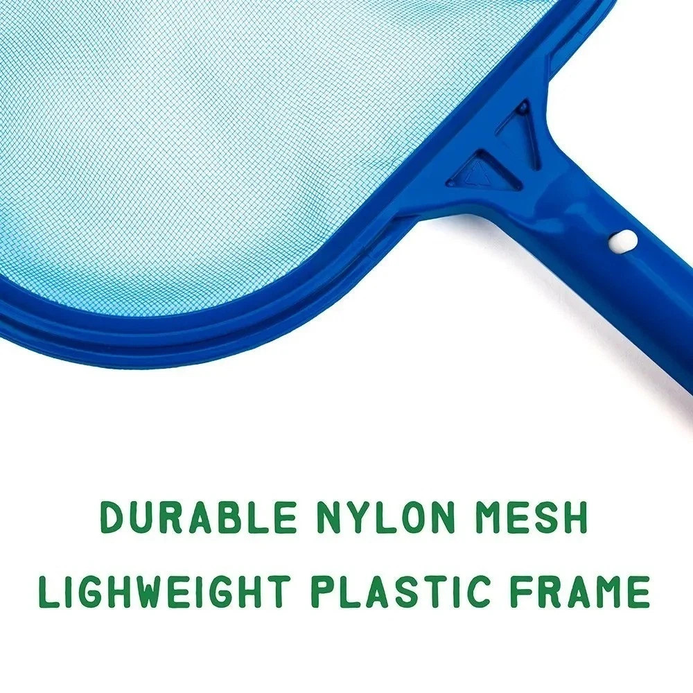Heavy Duty Pool Skimmer Leaf Rake Net Cleaning Swimming Pool Fine Mesh Netting