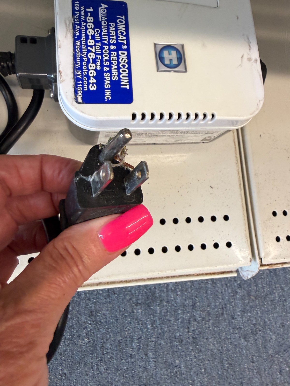 HAYWARD POWER SUPPLY P/N: RC361480 FOR AQUAVAC 650 POOL CLEANER ( USED
