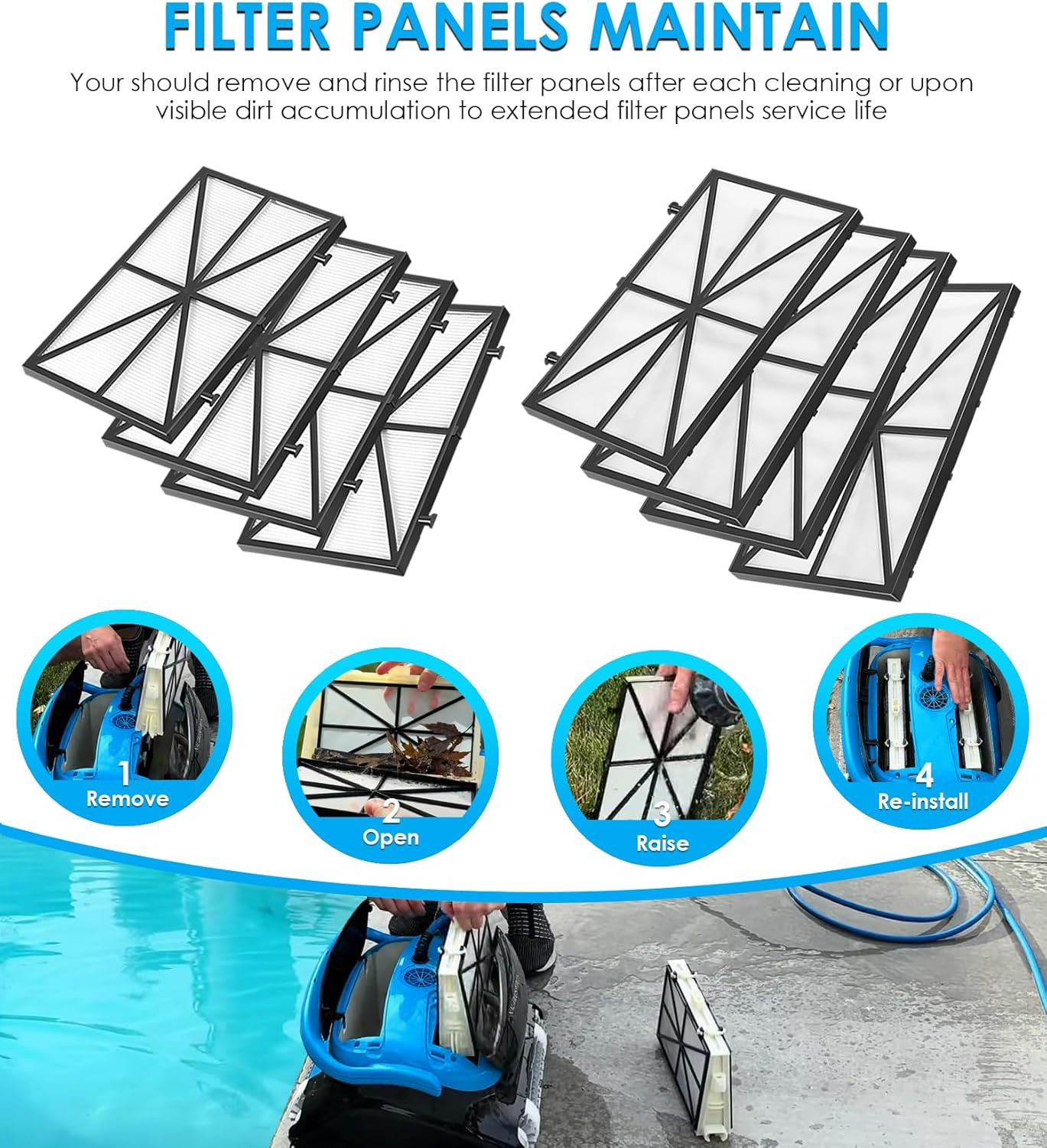 CC Plus Tune Up Kit Dolphin Nautilus Replacement Parts Filter Brushes