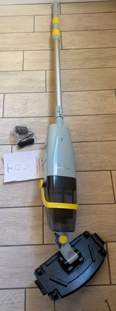 Lydsto Handheld Pool Vacuum with Telescopic Pole, Cordless Rechargeable