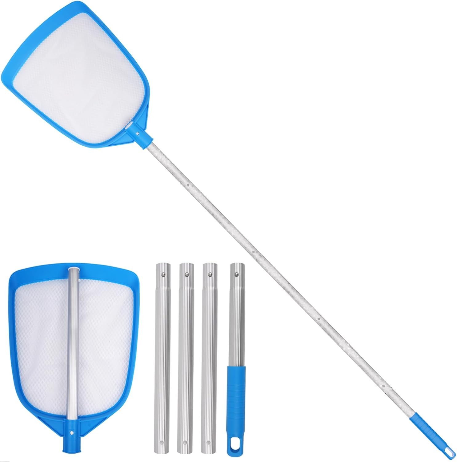 Hot Tub Skimmer Spa Net W/ 12 » Aluminum Pole Ultra Fine Mesh Net Handy Leaf