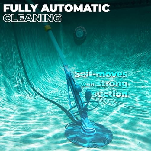 XtremepowerUS Pool Cleaner Automatic Side Suction Wall Climb