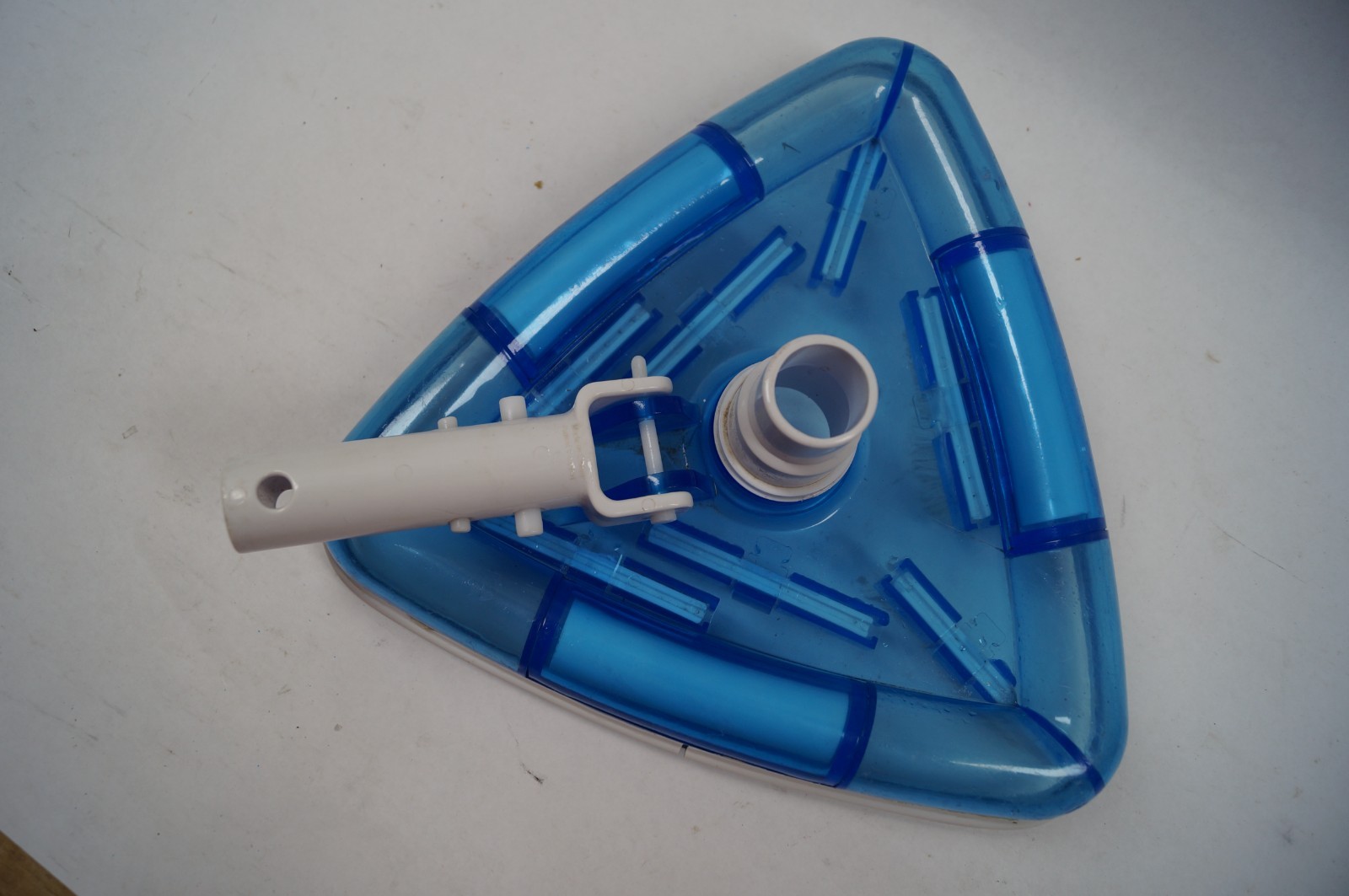 Triangular Swimming Pool Vacuum Bottom Brush Head Heavy Duty Weighted WORKS E223