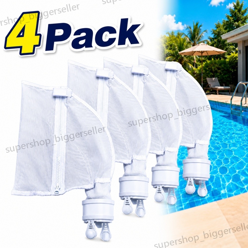 4Pack Polaris 280 Replacement For 280 480 Pool Cleaner Zipper Bag K13 K16