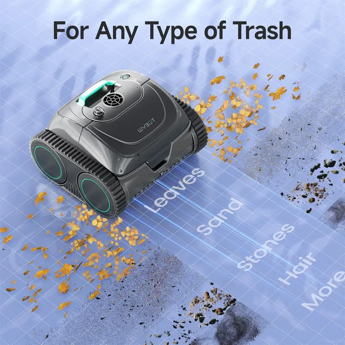 WYBOT C1 Pool Cleaner Wall Climb Cordless Robotic Pool Robot In-Ground Pools NEW