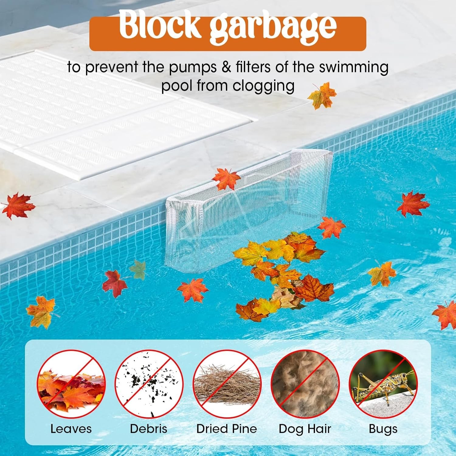 Pool Skimmer Screen Guard for Above-Ground/In-Ground Pools