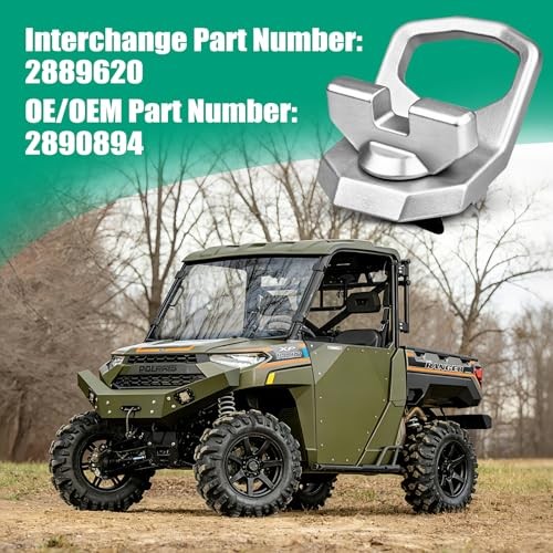 Lock & Ride Max D-Rings Set of 4 – – Fits 2024-2025 Polaris Xpedition Silver