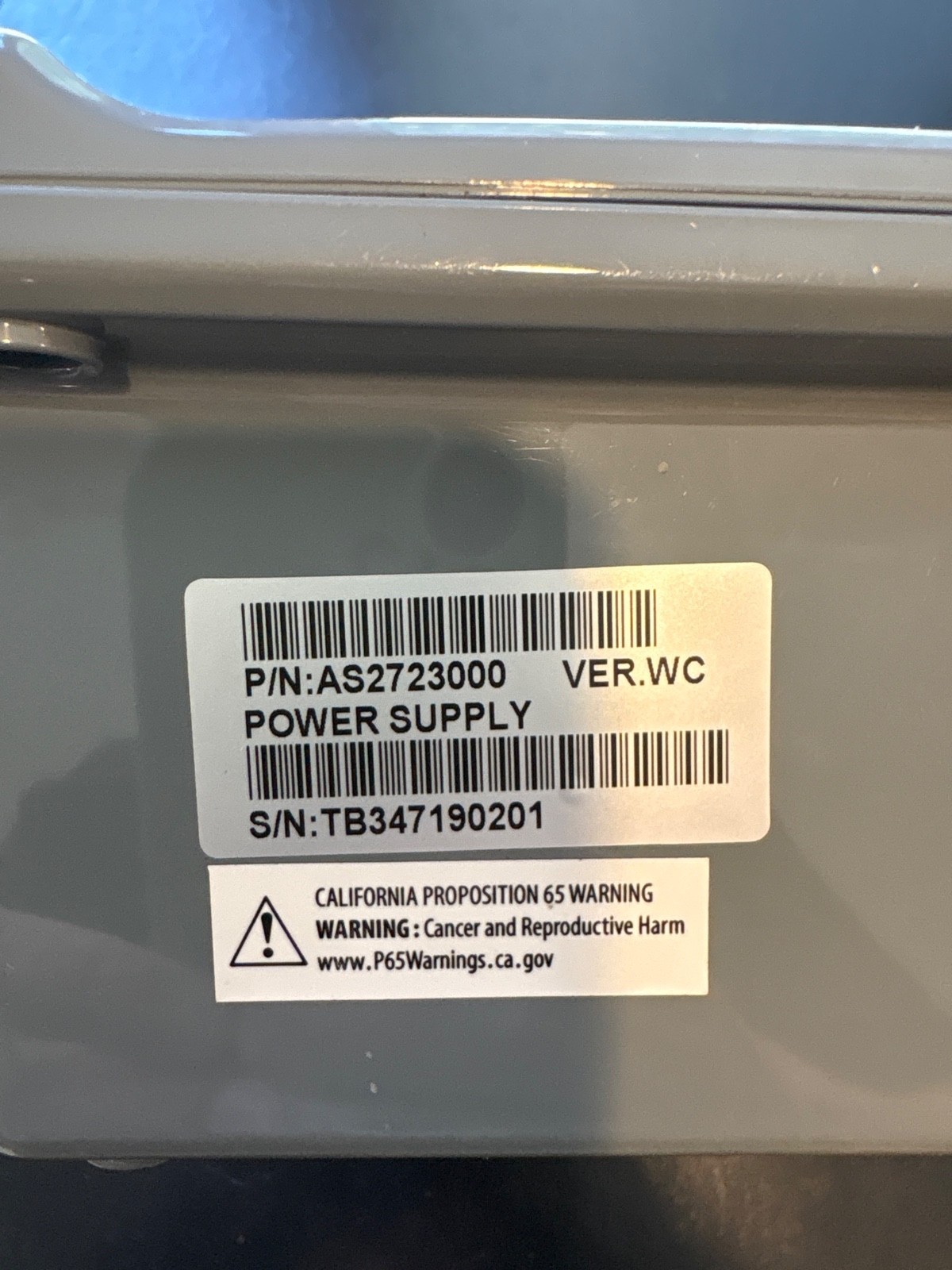 Aquacontrol Robot Pool Cleaner Power Supply Model AQ21071W100