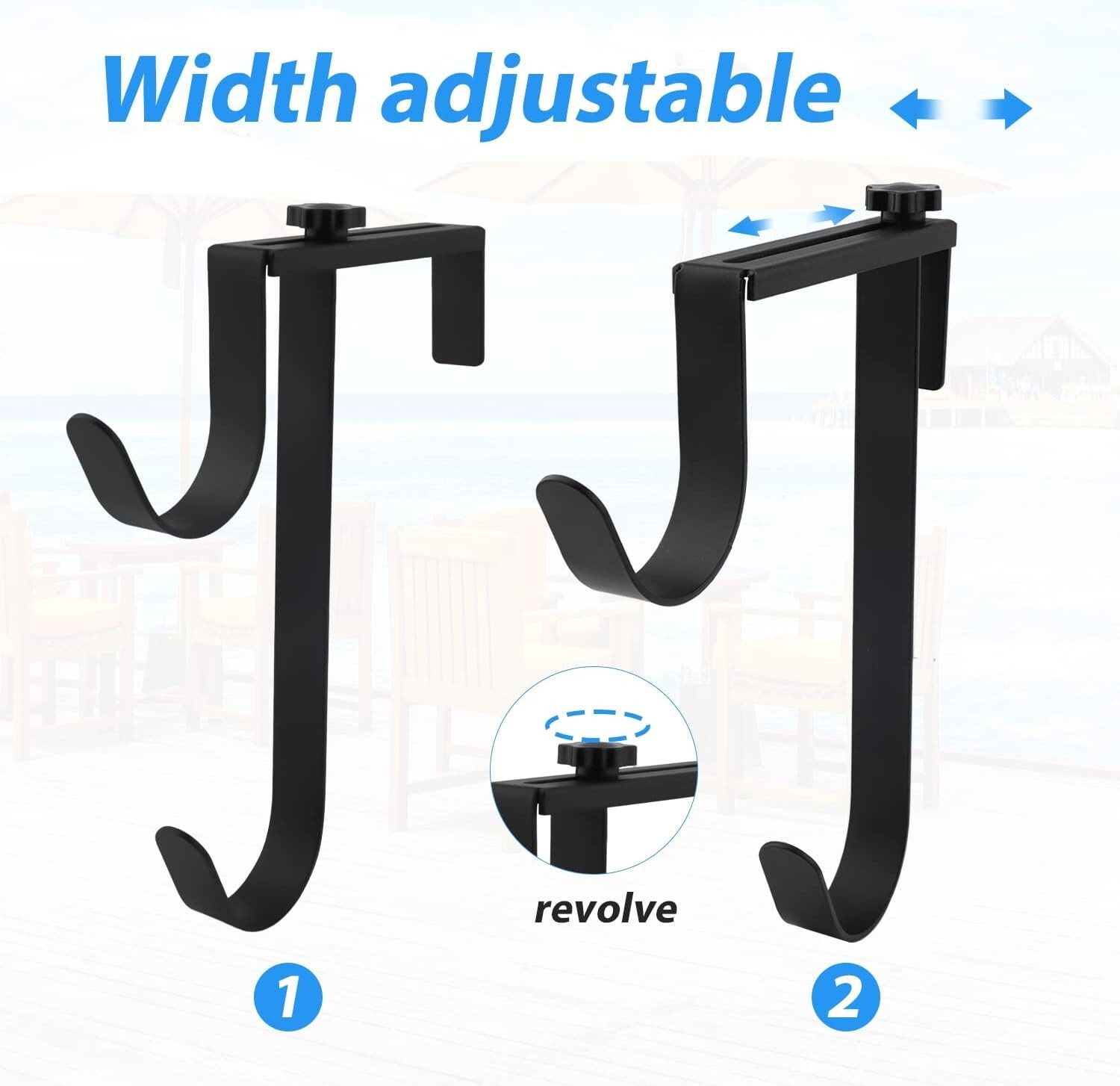 Durable Pool Fence Equipment Hooks x2 – Easy Install, Multiple Applications